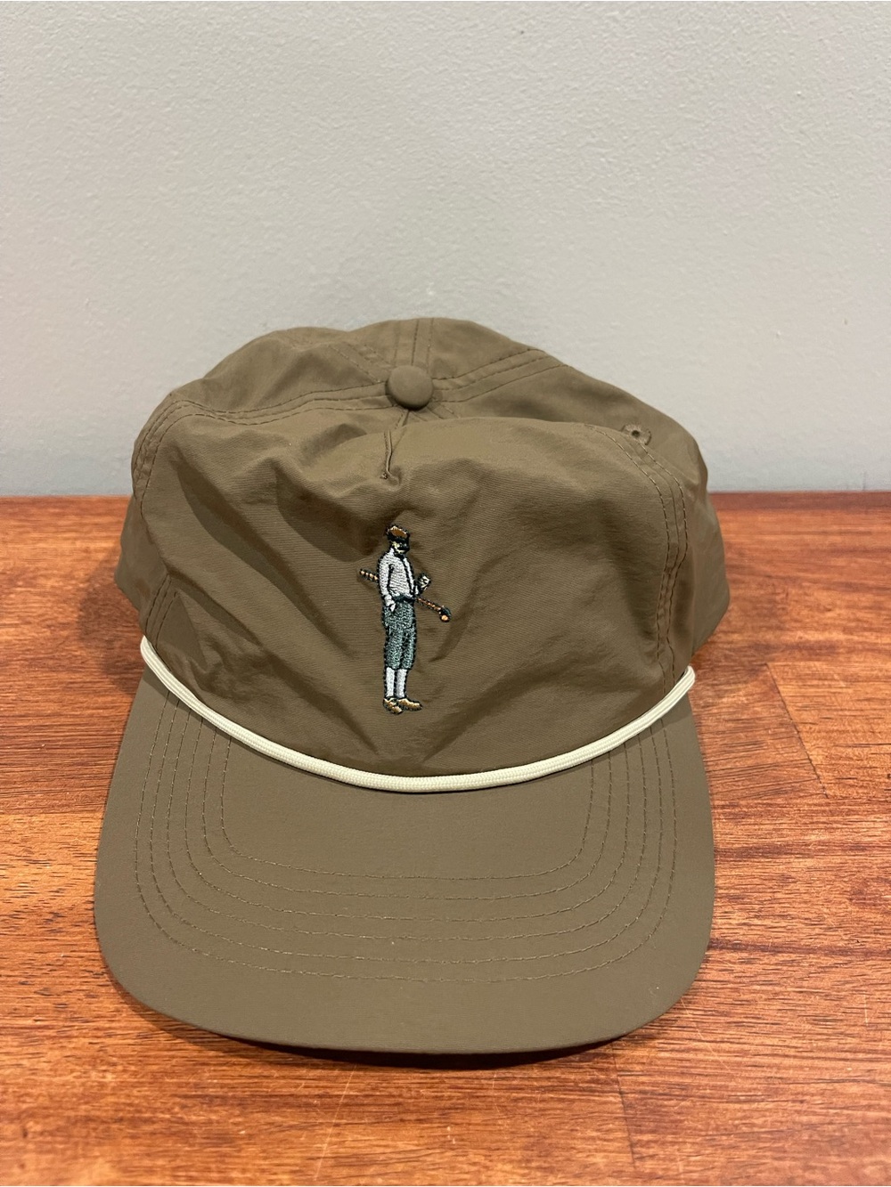 Tilly Golf Hat OSFA Collins Nylon Unstructured Rope Hat Adjustable Embroidered